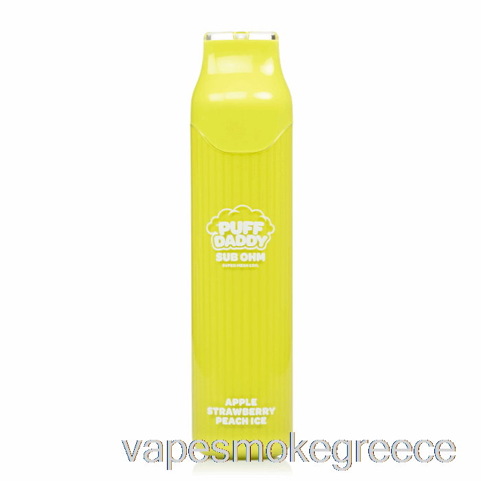 Vape Greece Puff Daddy 6000 μιας χρήσης μήλο φράουλα ροδάκινο πάγος
